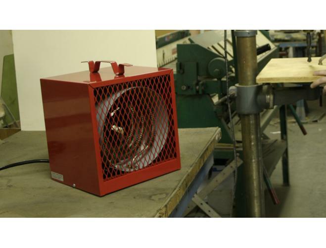 4,000/2,667W @ 240V (3,000/2,000W @ 208V) Portable Unit Heater