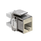 Cat 6A Snap-In Jack, T568 A&B 110 Termination, 8P8C, Quickport, Ivory