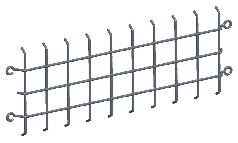 GDFFLED18W Wire Guard With Steel Screw, For Use With LFLOOD and FFLED18 Floodlight, Polycarbonate, Bronze