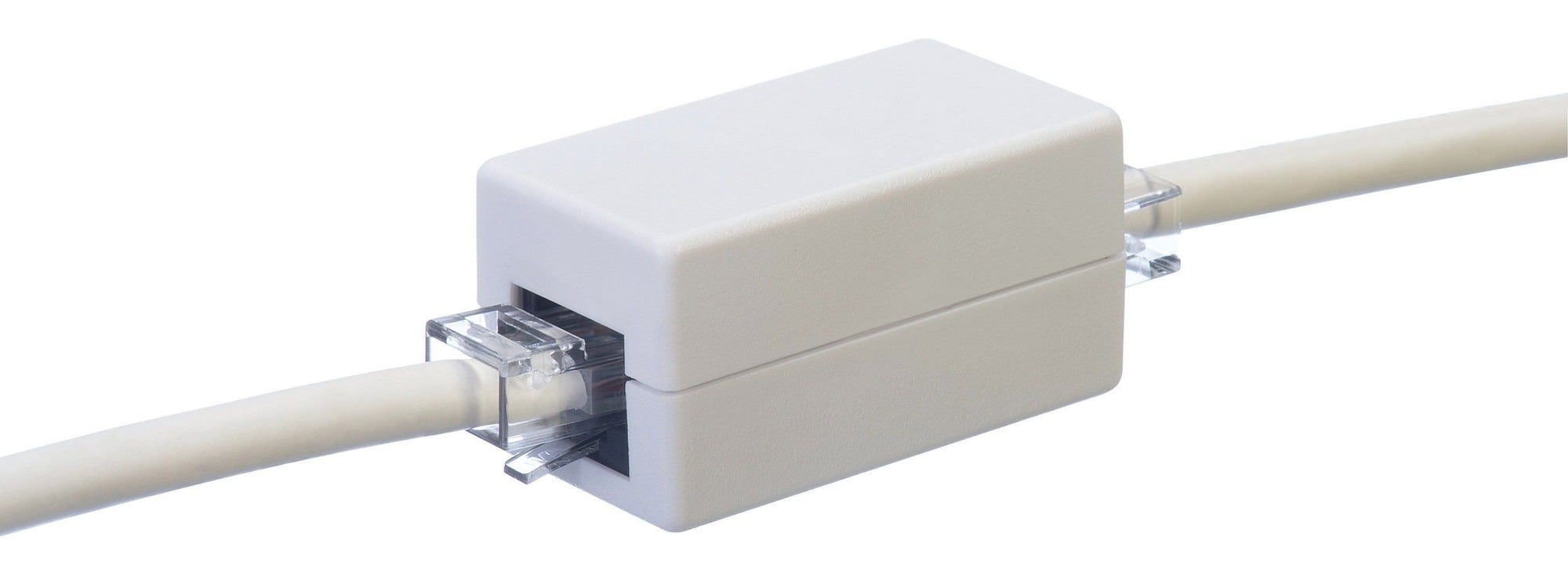 CAT6 Inline RJ-45 Coupler-White