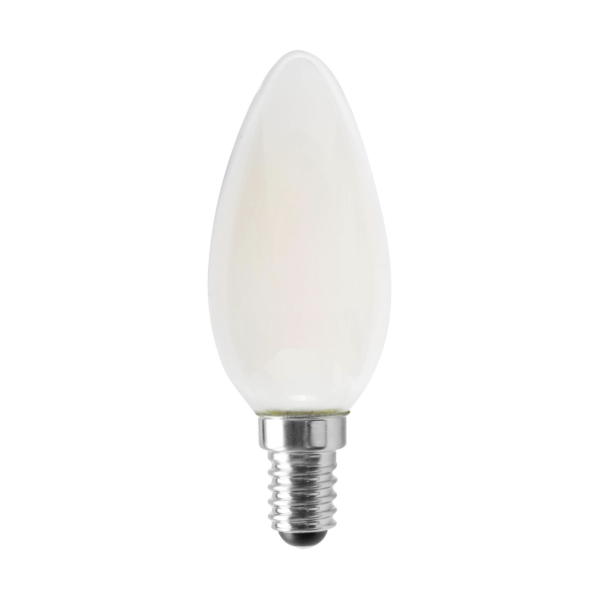 4.5 Watt B11 LED Lamp - Frosted 350 Lumens 3000K European Base 120 Volts