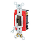 20-Amp, 120/277-Volt, Toggle Locking 3-Way AC Quiet Switch, Extra Heavy Duty Grade, Self Grounding, Back and Side Wired, Brown