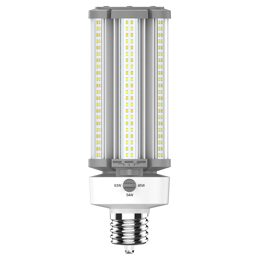 Hid Replacements 6525/7830/9135 Lumens Hid Field Adjustable Selectable 45/54/63W Base Ex39 80CRI Selectable 3000/4000/5000K Ballast Bypass 3-Pin Sensor Port