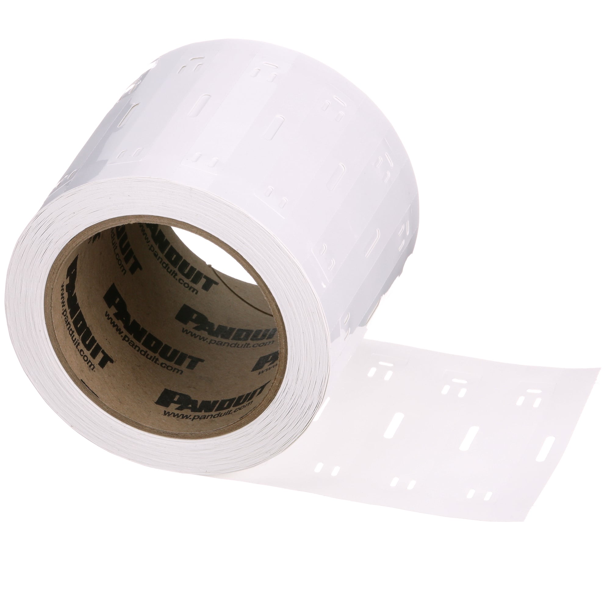 M300X100Y7T Mkr Plate, Polyester/PO, White, TT, 1"x3", 1" PO H
