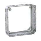 4 In. Square Extension Rings, 1-1/2 In. Deep - Drawn with Conduit KO's1/2-3/4 KO