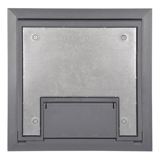 Cover for 665 Series Boxes, Gray, Polycarbonate with 5/32 Inch Steel Plate, Load Rating 750 Pounds