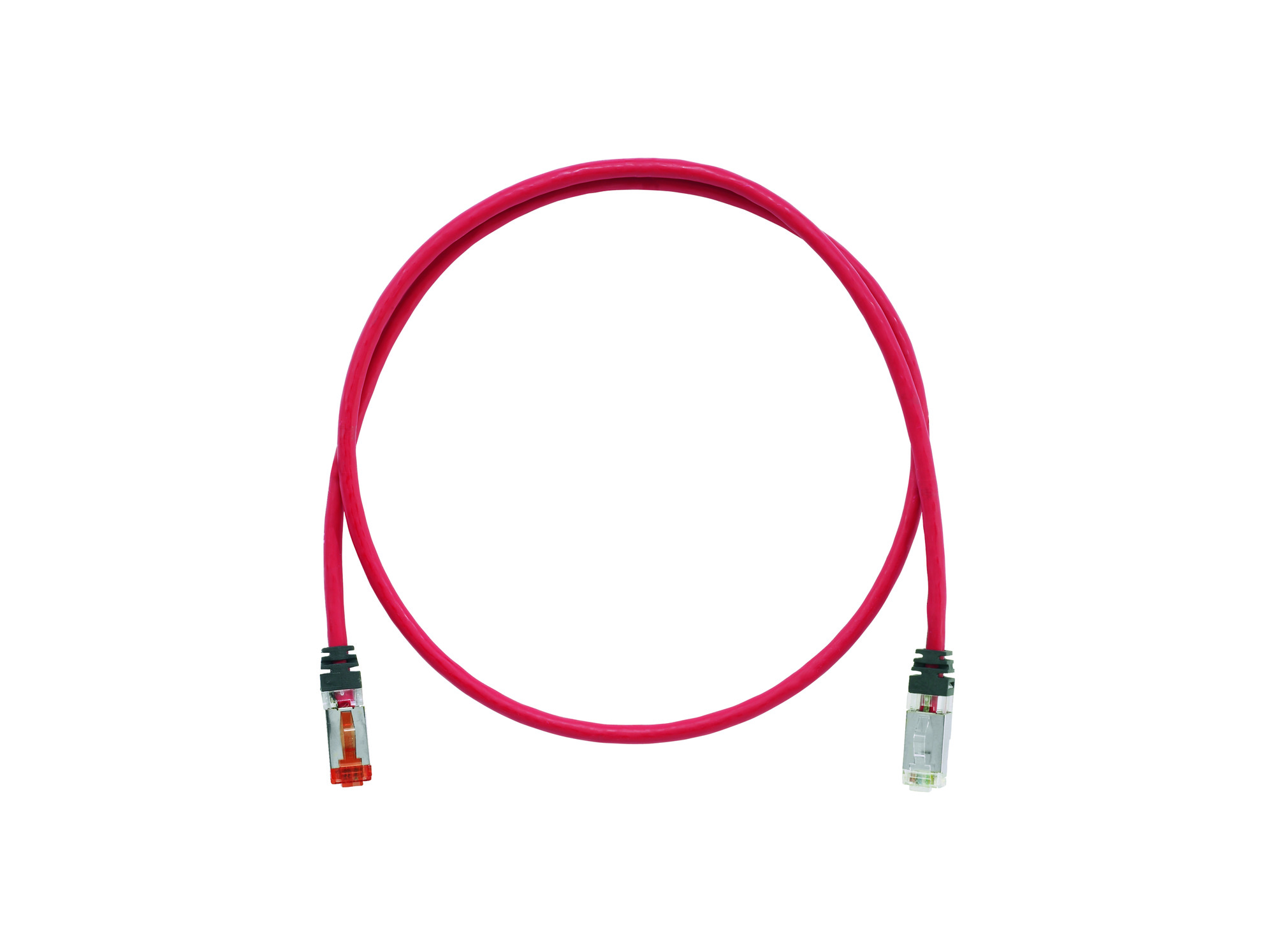 Keyed Copper Patch Cord, Cat 6A, Green S