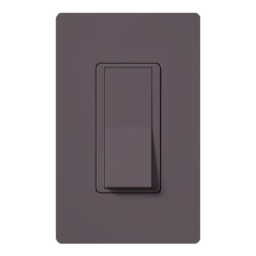 SC-1PS-PL Diva Satin Colors Designer Style Paddle Switch, 120/277 V AC, 15 A, 60 Hz, 1 Poles