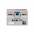 D7 Series General Purpose Plug-In Relay, Full featured cover, 24 Vdc coil, 388 Ohms resistance, Plug-in terminal, 4PDT contact configuration, 15A contact rating, Silver alloy contacts, IP40 enclosure