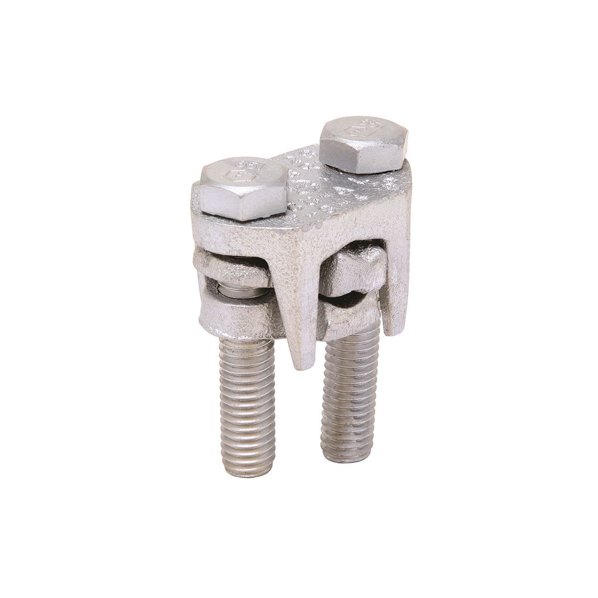 Tin-plated copper alloy connector with tin plated silicon bronze hardware. Spacer bar separates dissimilar conductors and provides long contact length,Tightening torque:180 in -lb,wrench size:1/2 cross flats.