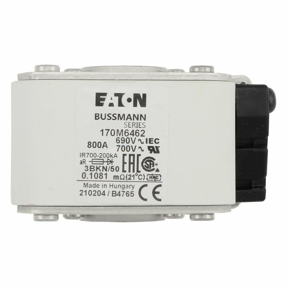Fuse-link, high speed, 800 A, AC 690 V, size 3, aR, IEC, UL, type K indicator