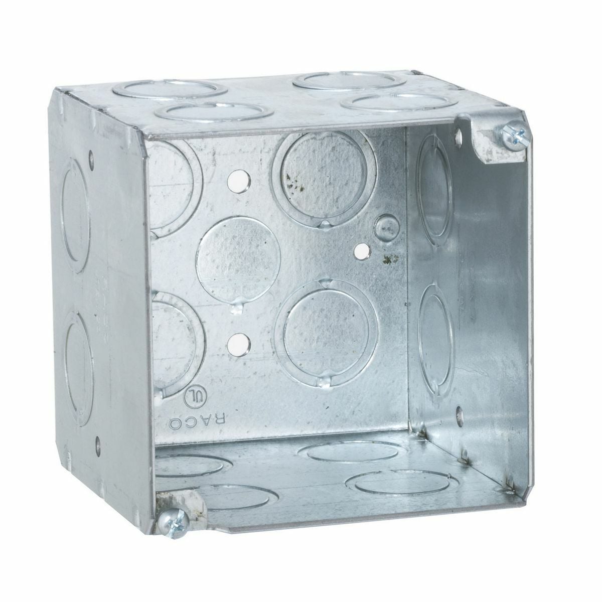 3-3/4 In. Square Large Capacity Boxes, 3-1/2 In. Deep - WeldedwithConduit KO's