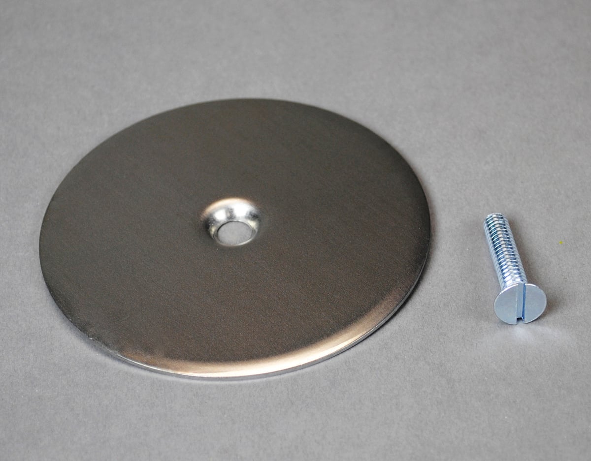 Blanking Plate; 3-1/2 Inch Dia, Stainless Steel