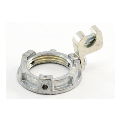 Locknut, Grounding, Zinc Die Cast, Size 1 Inch, 14-4 Lug