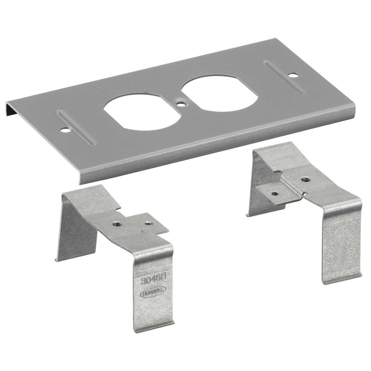 Metal Raceway HBL3000 Series, Device Plate, Duplex Opening