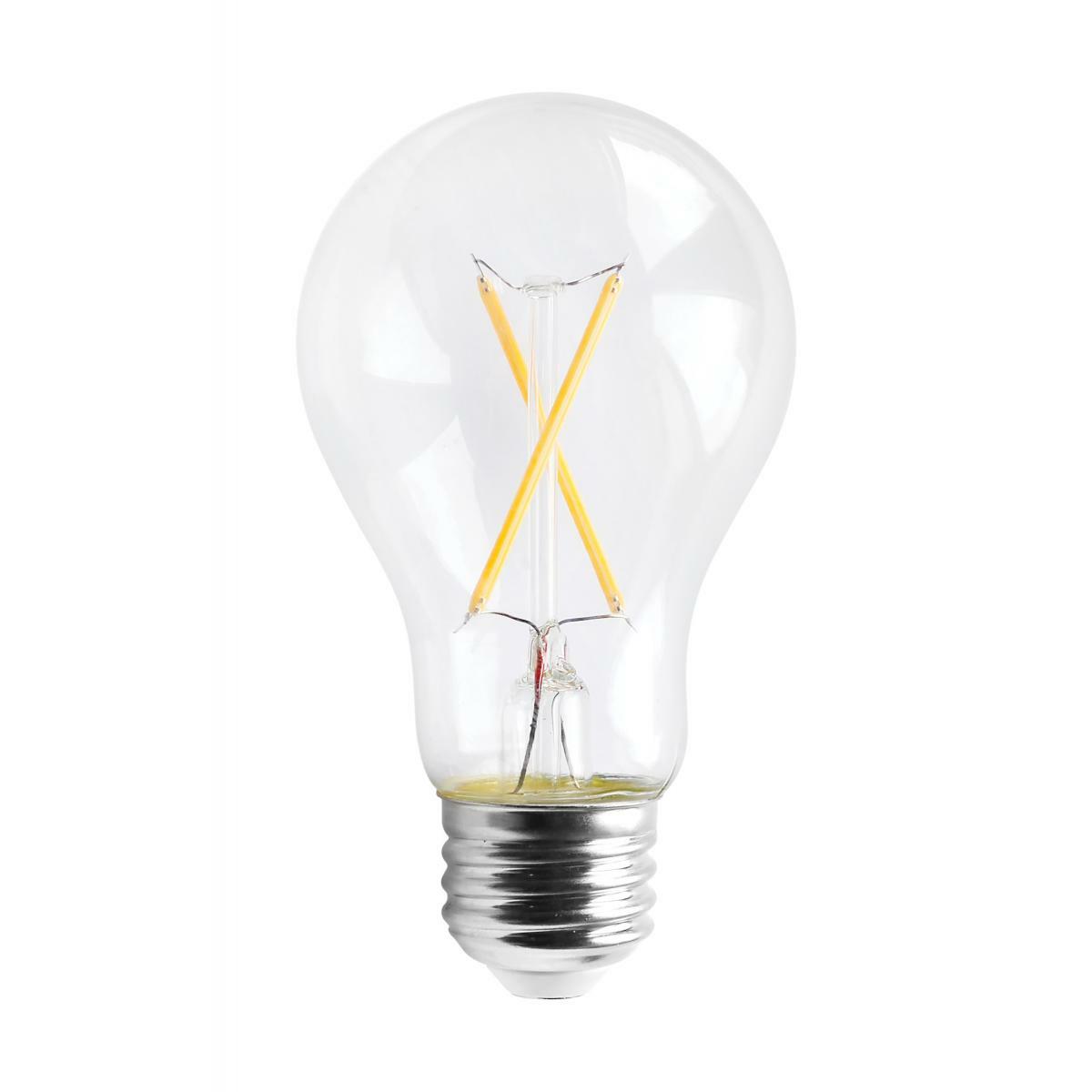 5 Watt A19 LED Lamp - Clear 3000K Medium Base 120 Volts