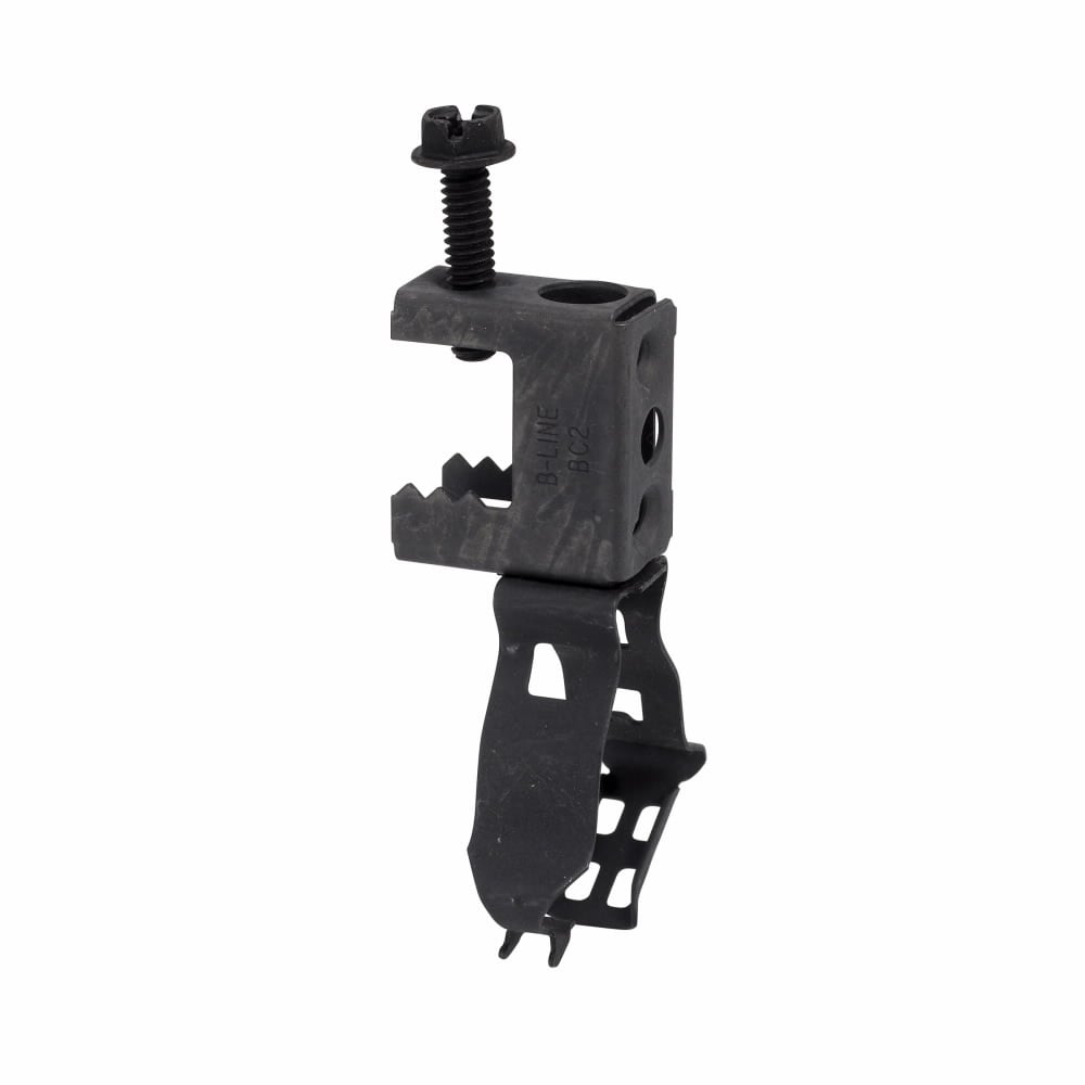 Eaton B-Line series conduit support fasteners, Beams, 1" Height, 1" Length, 1" Width, 0.131lbs, Conduit size: 0.5", 0.75" EMT/Rigid, Conduit to beam fasteners, 100 lbs load capacity
