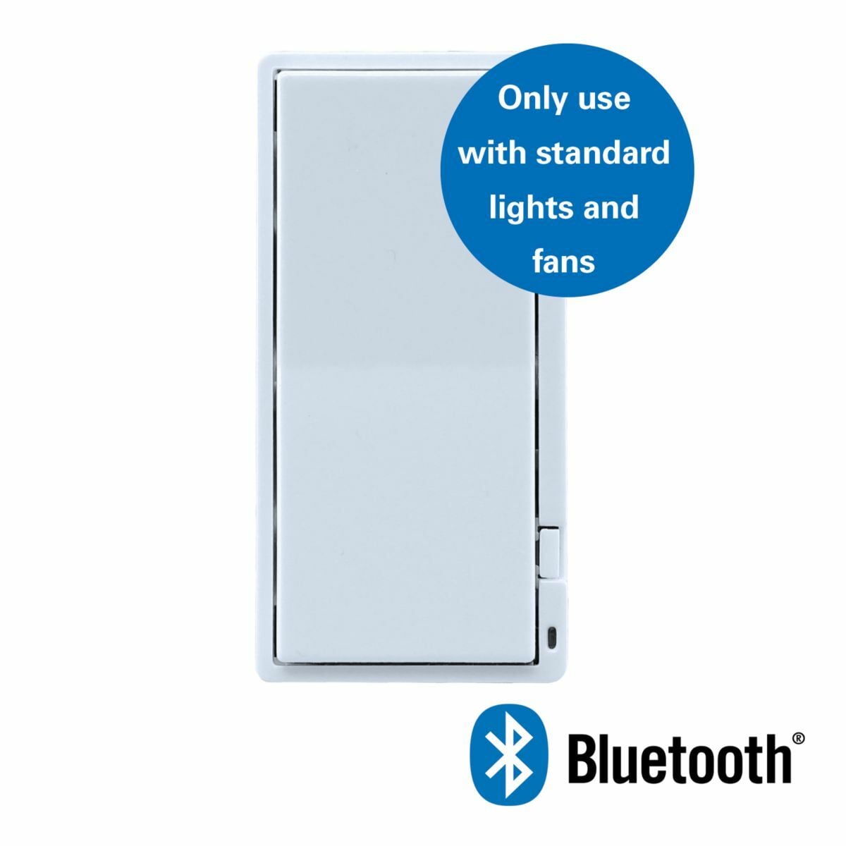 HALO Home In-Wall Smart Switch ,1st generation, Bluetooth Mesh wireless control, 4.0,Matte White Finish