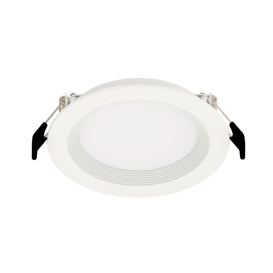 LCB wafer round 4" 9W CRI95 27K-65K 650LM 120V White baffle