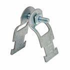 Eaton B-Line series strut pipe clamps and accessories, .074" height, 2.375" length, 1.25" width, 400 lbs, Steel, Safety factor of 5, Include combination recess, Pipe clamp for thinwall (EMT), Stainless steel type 316