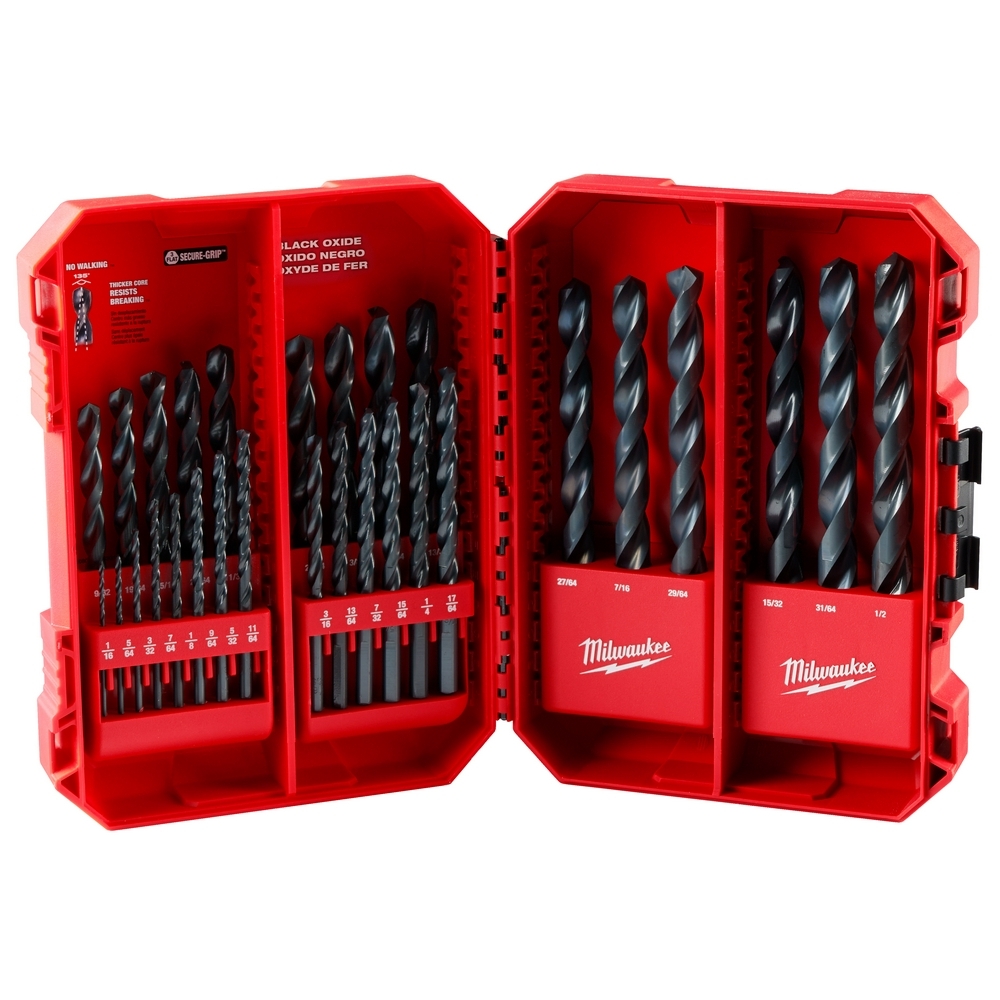 THUNDERBOLT Black Oxide Drill Bit Set  29PC