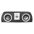 Architectural Edition Powered By JBL Dual 5-Inch Woofer Two-Way Shelf-Mount Center Channel Loud Speaker, Black