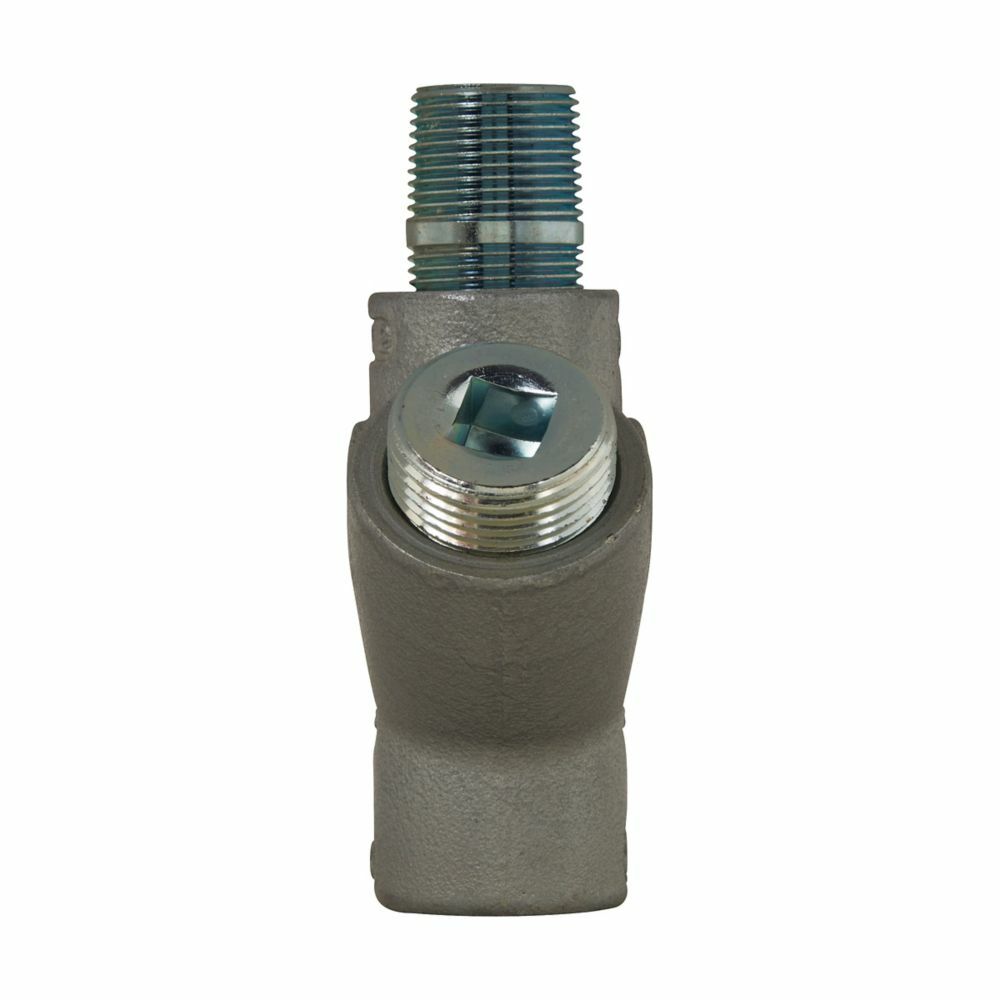 Eaton Crouse-Hinds series EYS conduit sealing fitting, Male and female, Feraloy iron alloy and/or ductile iron, Vertical only, Group B rated, 1"