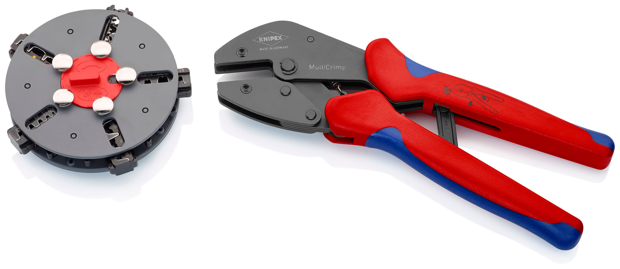 MultiCrimp Crimping Pliers, 10 in., Multi-Component, 5 Crimp Profiles