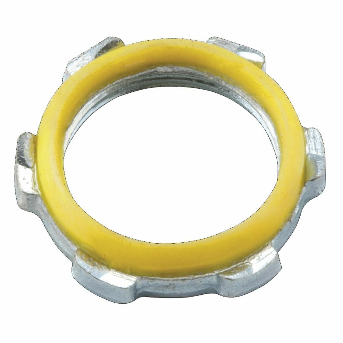 1207 Liquid Tight Sealing Locknut, 2-1/2 in, For Use With IMC/Rigid Conduit, Steel, Electro-Plated Zinc