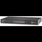 C-100 16 Port Fast Ethernet PoE+ Switch with 2 Combo Ports