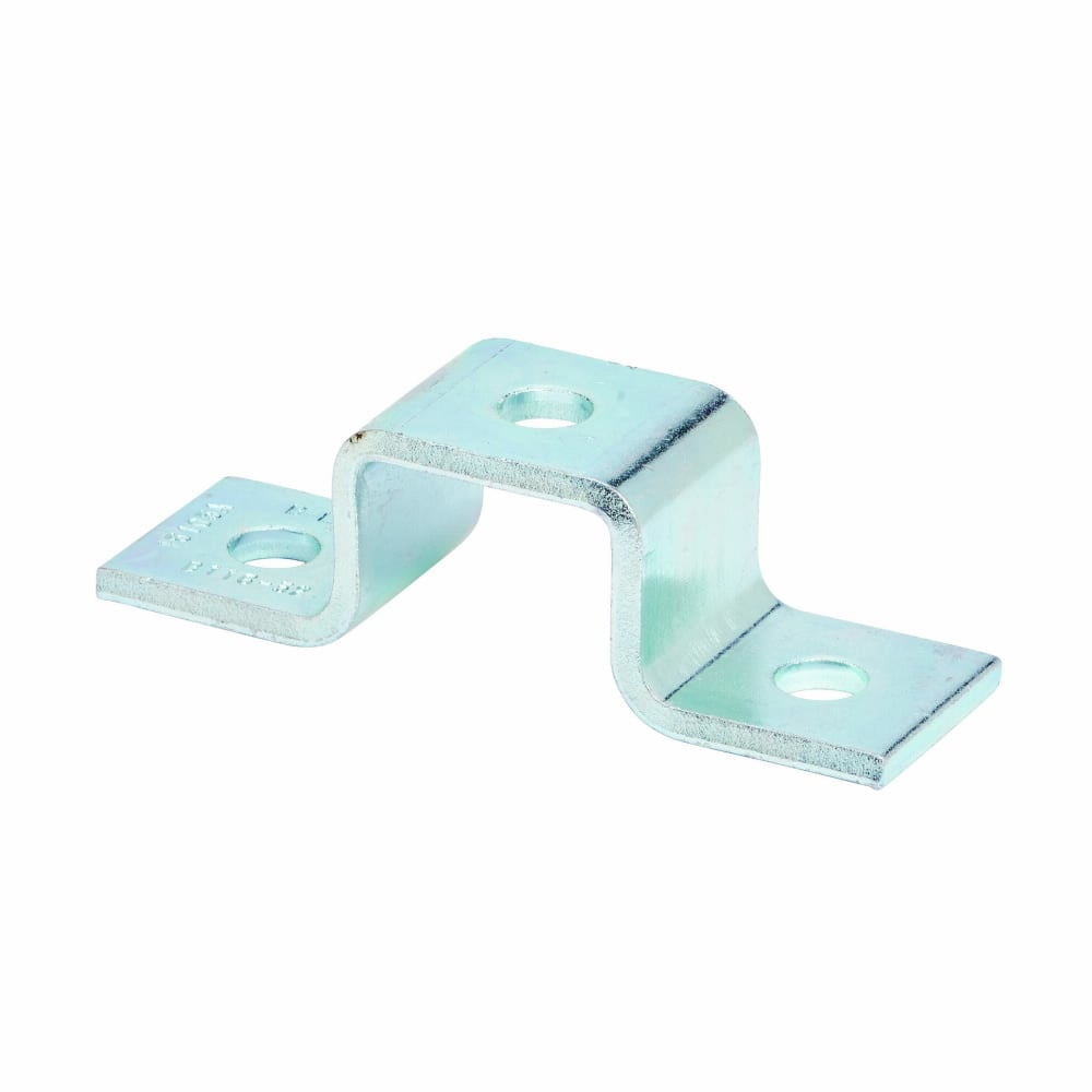Eaton B-Line series U-support, 1.37" H x 5.43" L x 1.62" W, Steel, Electro-plated, 1/4" Gauge, Fits channel type 32