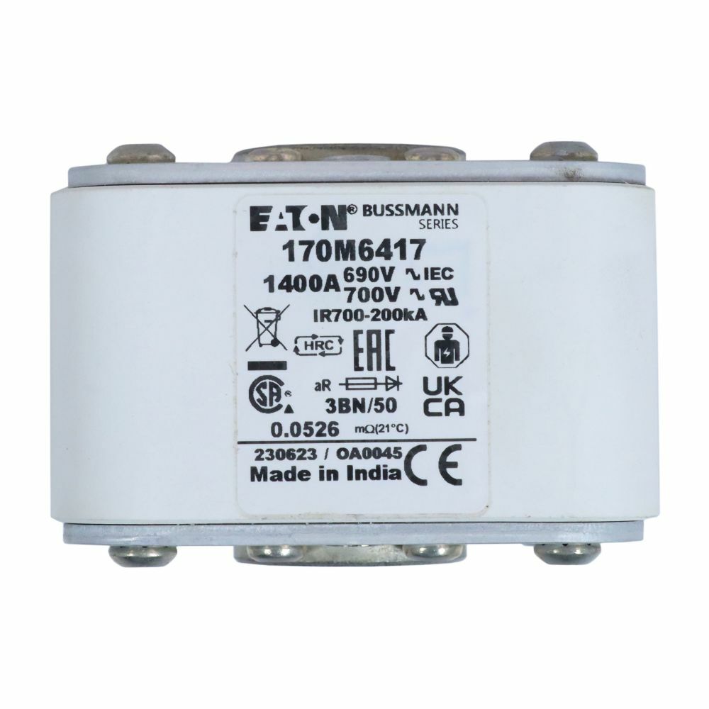 Fuse-link, high speed, 1400 A, AC 690 V, size 3, aR, IEC, UL, single indicator