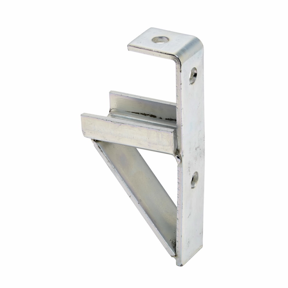 Eaton B-Line series bracket, 8" H x 3.75" L x 1.62" W, Steel, Electro-plated, Fits channel B22A&B11
