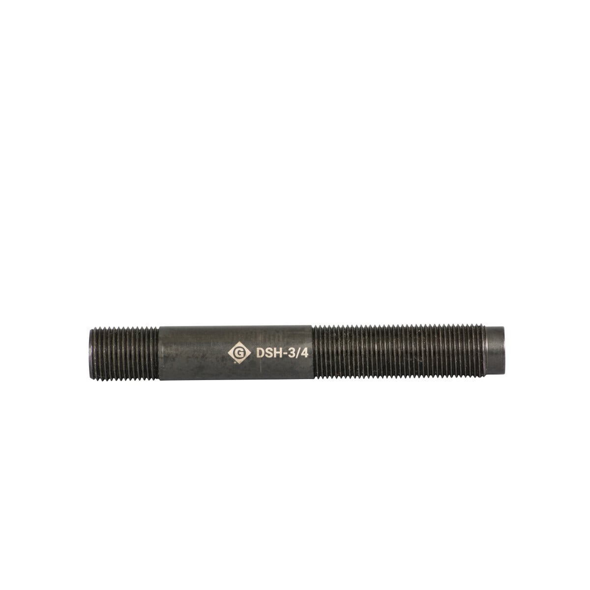Easy threading - "dog point" tip helps eliminate cross-threading.  Hex key access for easy removal from tool.  Laser markings for quick part identification.  Use with Greenlee battery-hydraulic knockout drivers or 746A ram.  Use with Greenlee punches and dies.  Made in the USA.  Replaces 2113B