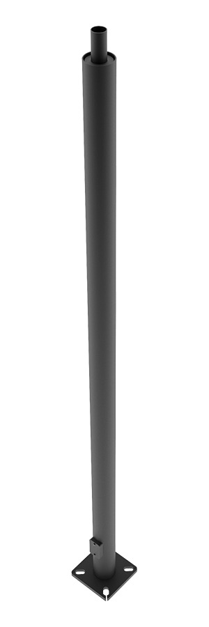 Poles Pr5 Round Pole 5 Inch 7 Gauge 30 Feet Welded Tenon