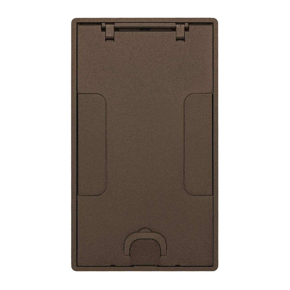 Concrete Floors, Recessed, CFB2G & CFB4G Rectangular Series, Flush Cover Assembly, Bronze Powder Paint Finish