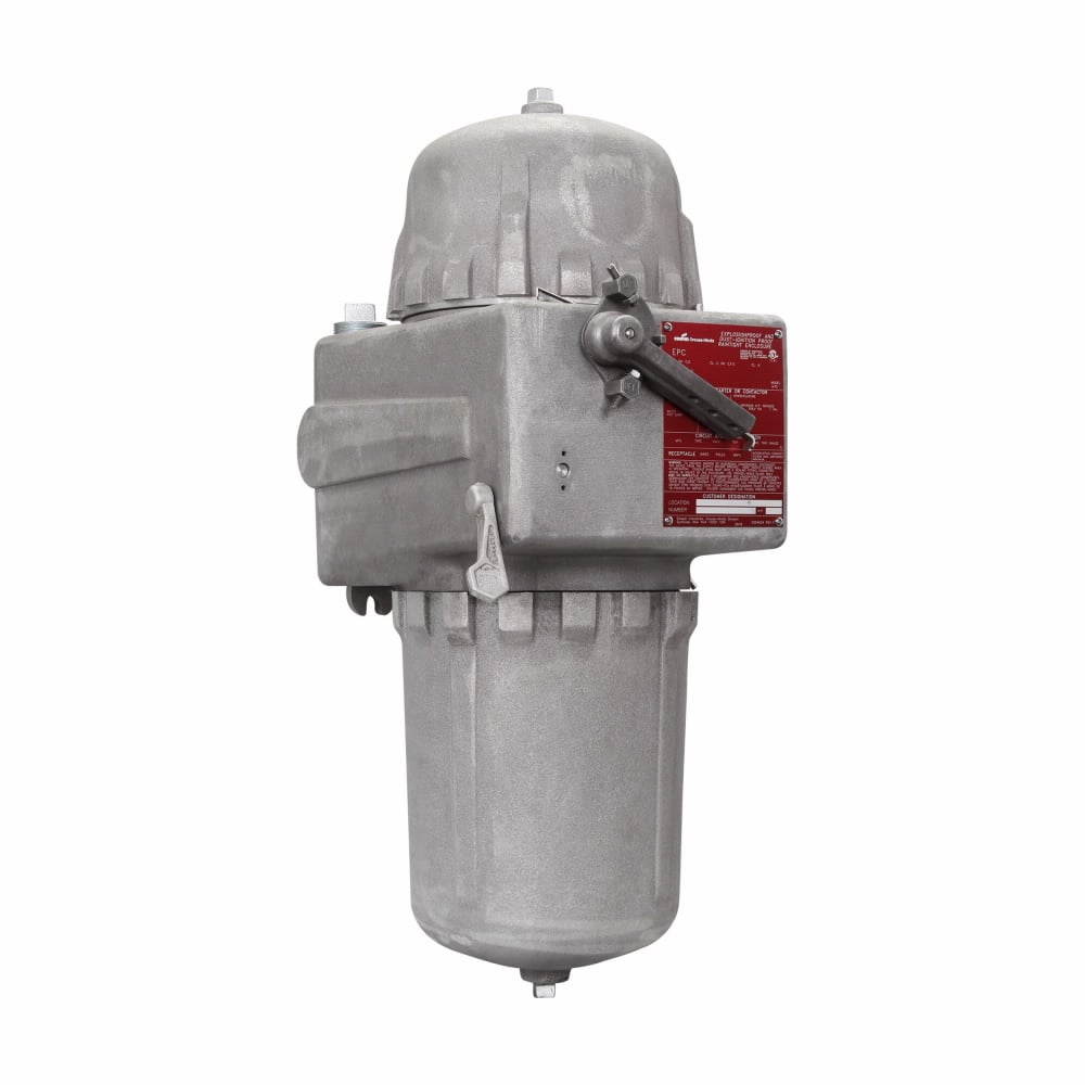 Eaton Crouse-Hinds series EPC selector switch operating handle, With hardware and lockout feature, Used with EPC813, 87, 870, 871, 892, 97, 970, 971, 992 series combination motor starters