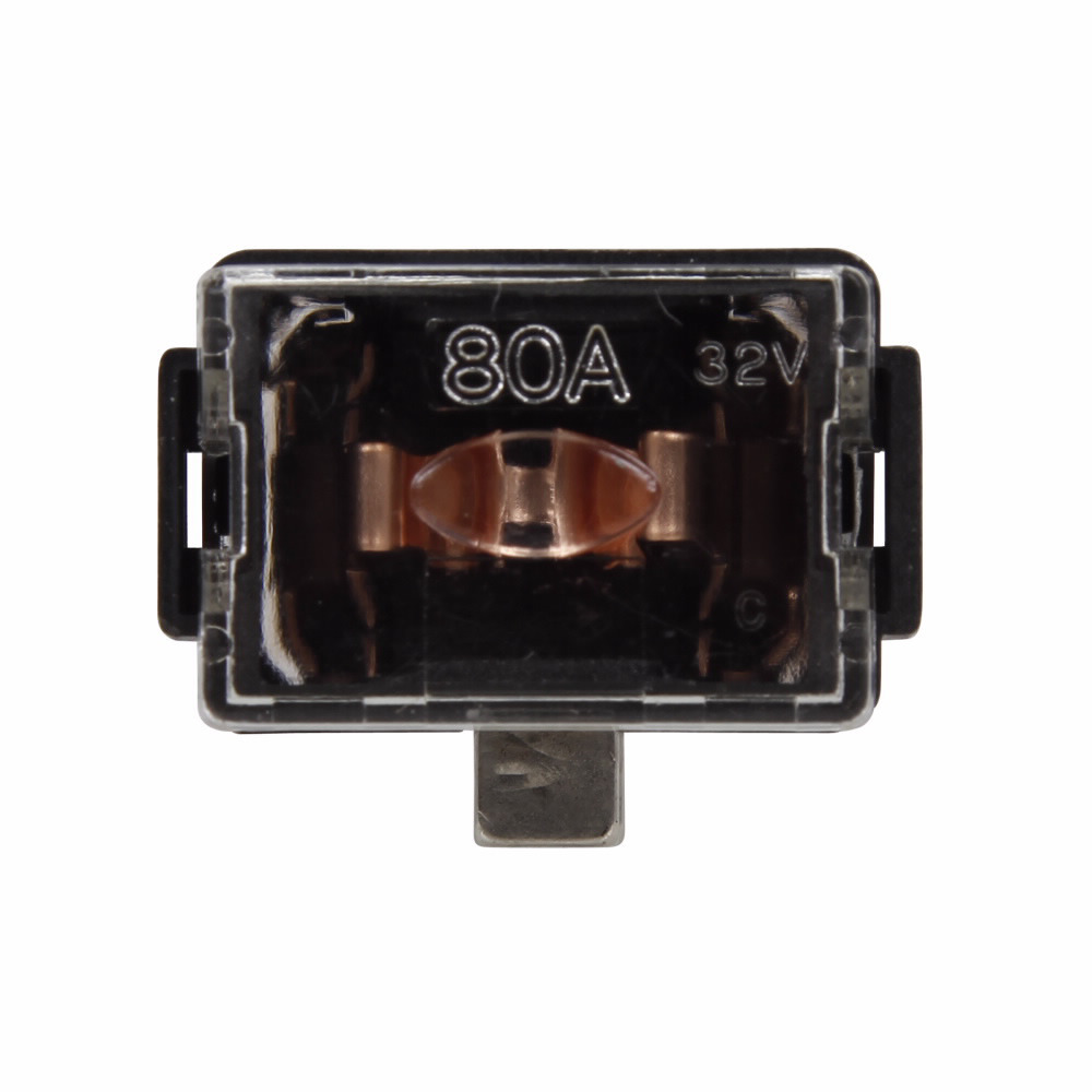 Eaton Bussmann series FLM male fuse, Color code black, 80 A,32 Vdc,10 kAIC interrup rating