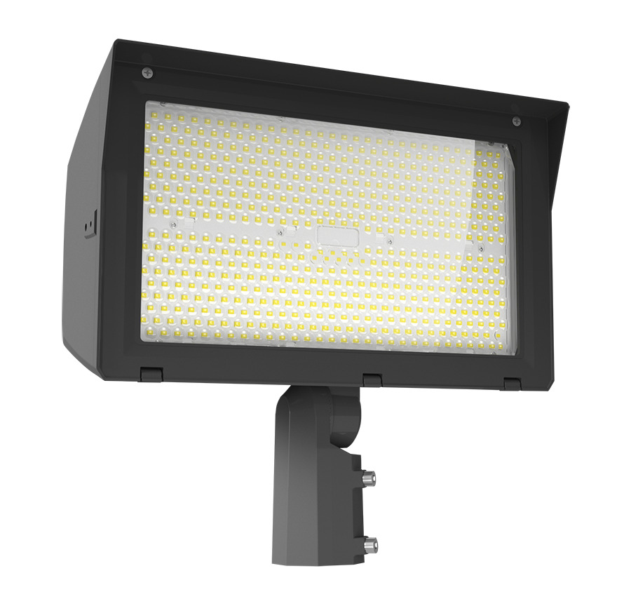 X22 FLOOD 320/280/240/200W 7H6V SLIPFITTER + TRUNNION 3000/4000/5000K PHOTOCELL BRONZE