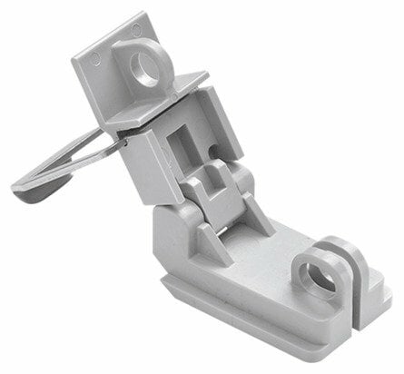 PolyPro Latches Padlockable, Brushed Light Gray, Stainless Steel 316