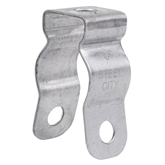 Hanger, Conduit and Pipe, EMT Size 2-1/2 Inches, Rigid Conduit or Pipe 2-1/2 Inches, Stainless Steel, with Bolt