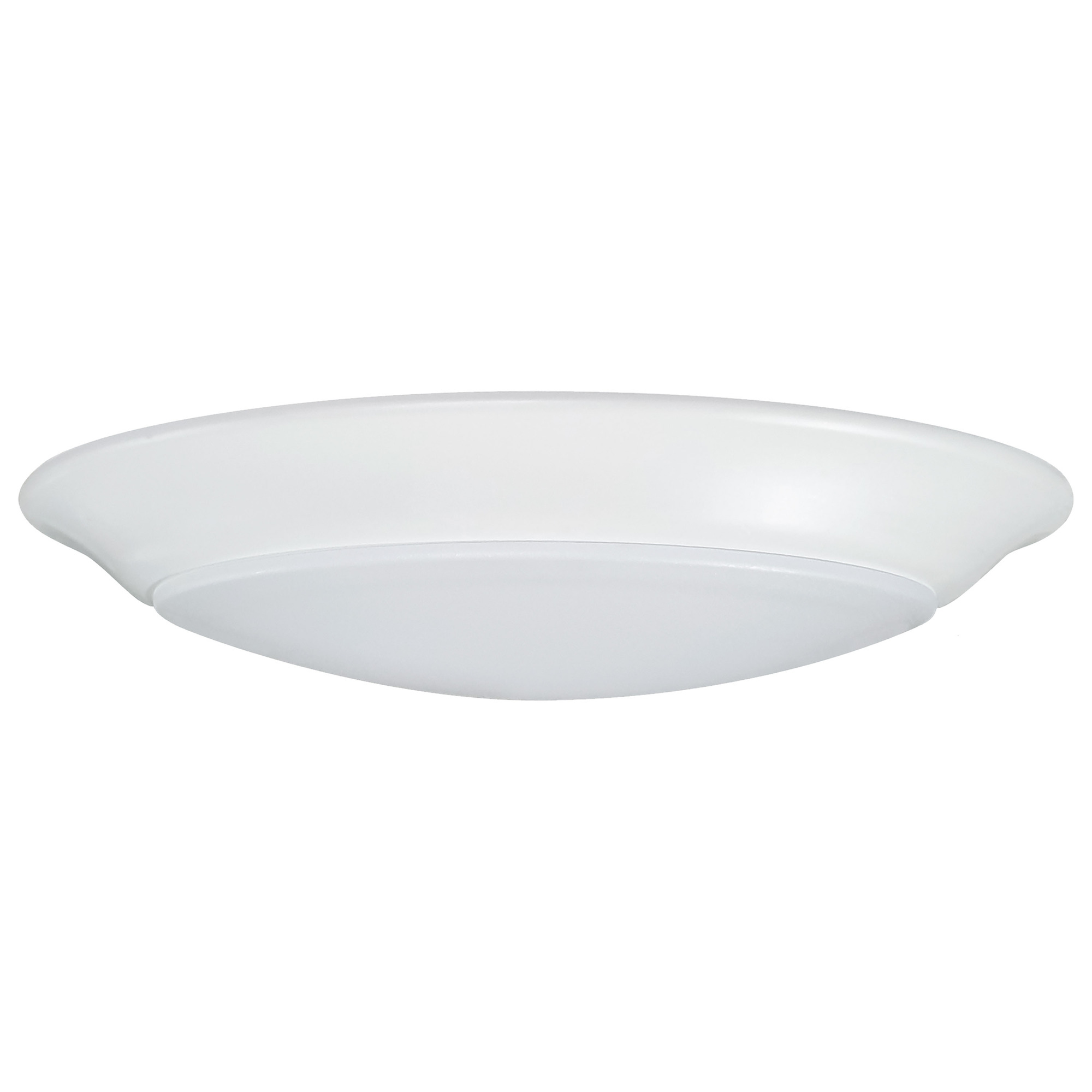 7-Inch LED Disk Light - 3000K - 6-Unit Contractor Pack - White Finish