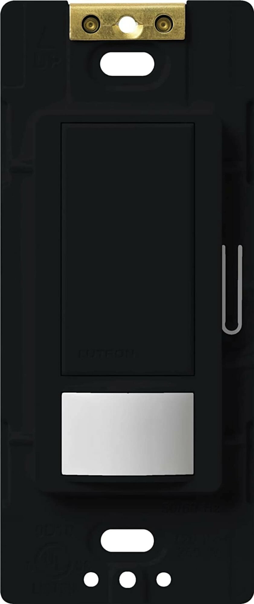 Lutron Maestro Dual Voltage Motion Sensor switch, 6-Amp, Single-Pole, Midnight
