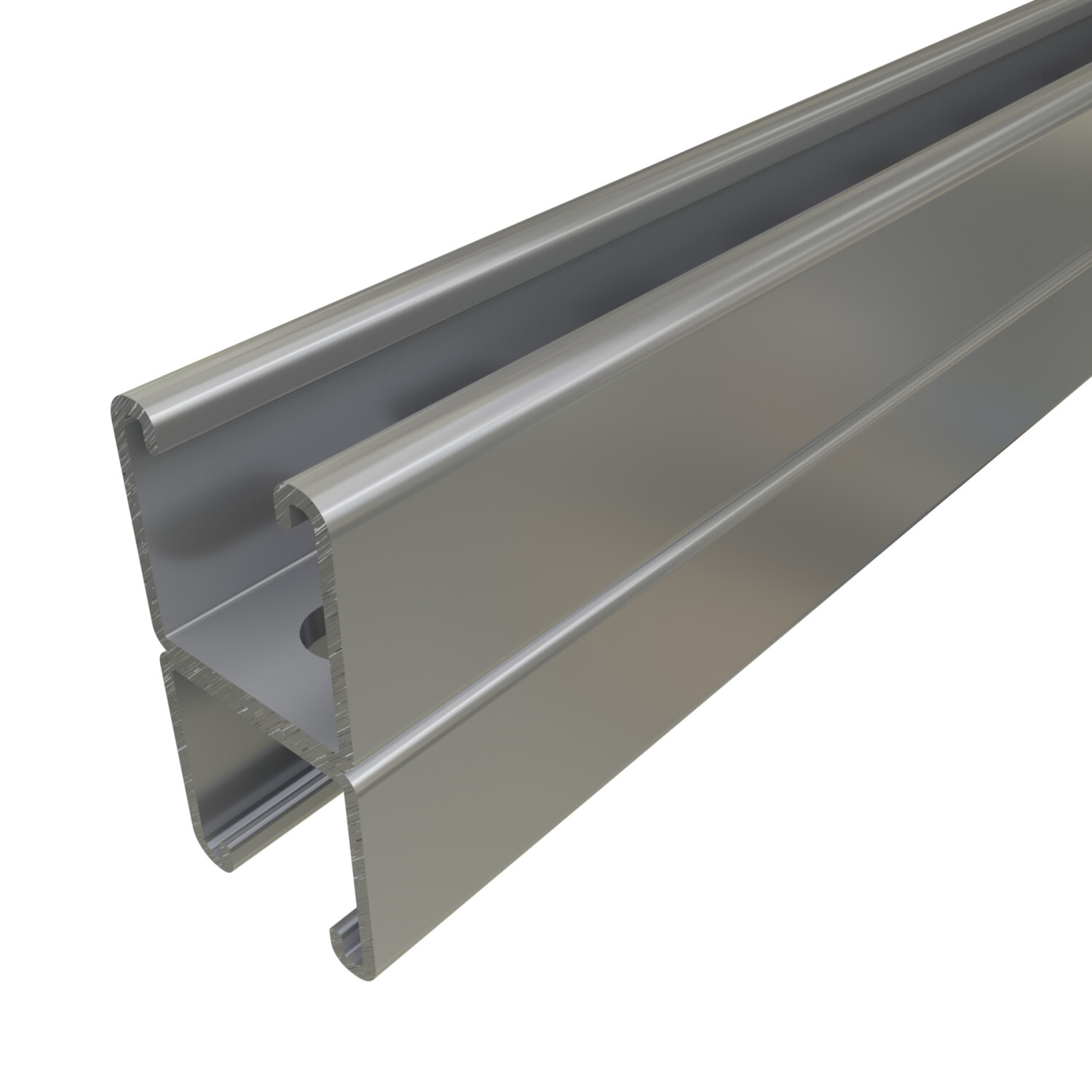 UNISTRUT CHANNEL, 12ga, 1-5/8"x 3-1/4", T-SLOTS, B2B-WELD, PG
