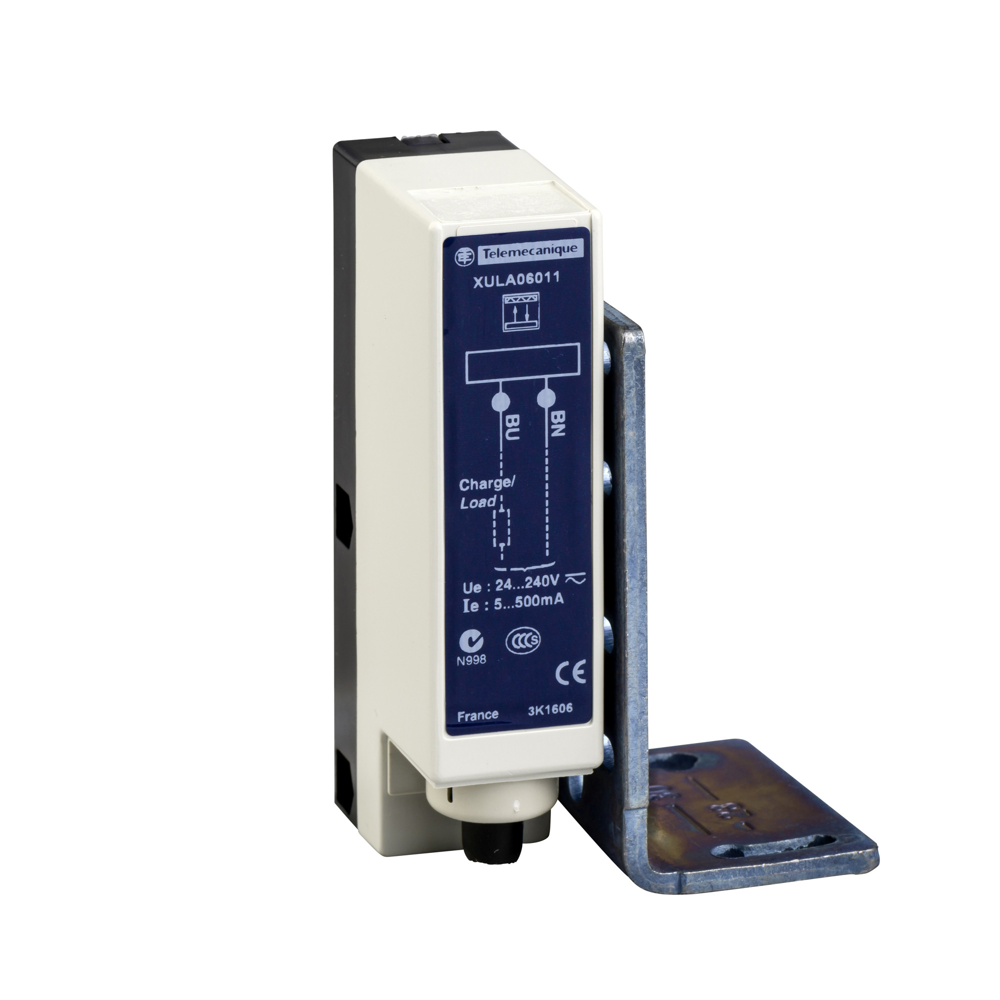 photo-electric sensor - XUL - reflex - Sn 6m - 24..240VAC/DC - cable 2m