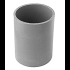 Long-Line Sleeve Coupling, Size 2-1/2 Inches, Length 6 Inches, Outer Diameter 2.72 Inches, Material PVC, Color Gray, Schedule 40 Split Duct