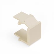 Blank QuickPort Insert - Color Light Almond. Priced per each, packaged in qty of 10.  Must be ordered in qty of 10.