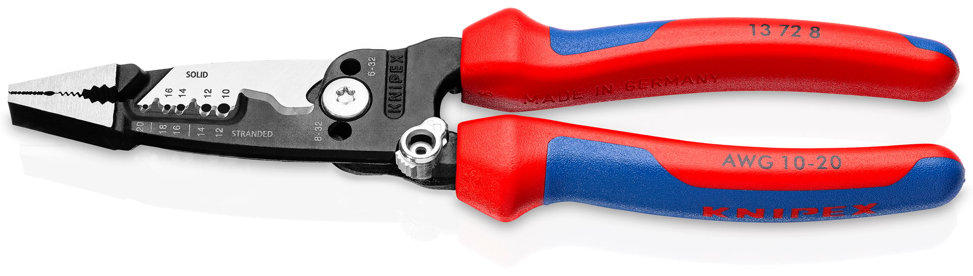 Forged Wire Stripper 10-20 AWG, 8 in., Multi-Component, Bulk