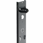 Vertical Tie-Down Cable Manager, fits 1200mm, Black, Steel