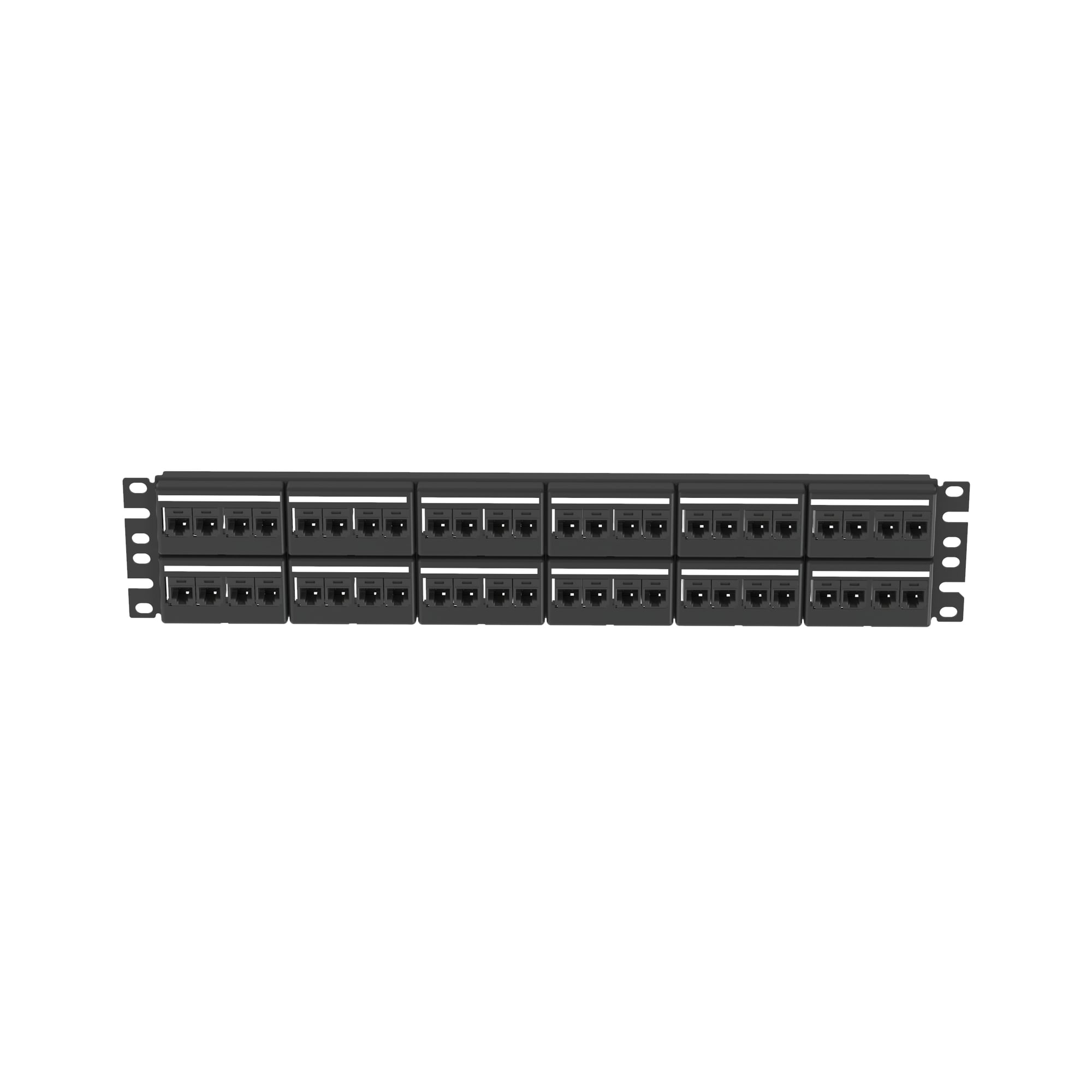 48 port Cat 6 patch panel TG kit with la